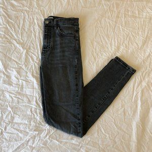 TOPSHOP Jamie Jeans Size 26x32 - Grey